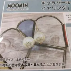 MOOMIN　キャラパール　イヤリング 　ピアス　ムーミン　ムーミンの日