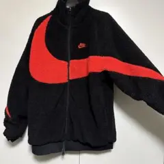 Nike フリースジャケット ブラック/レッド