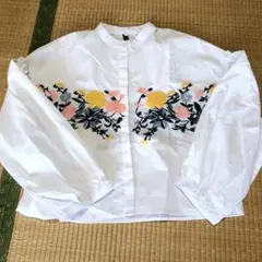 刺繍 ブラウス　送料込み