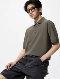 UNIQLO ウォッシャブルニットポロセーター半袖