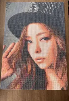 【完成品】ダイヤモンドアート 安室奈美恵