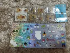値下げ！Sanrio★キャラクターシールセット、アフロ犬とテディベア