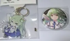 東風谷早苗セット 東方Project東風谷早苗アクリルキーホルダー&缶バッジ