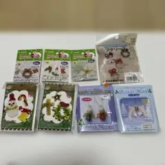 TOHO　ビーズ　他　クリスマスオーナメントキット　まとめ売り8個
