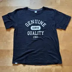 EDWIN メンズTシャツ 黒
