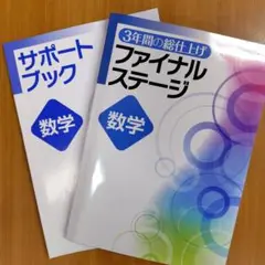 【最新版・未使用】ファイナルステージ 数学 ３年間の総仕上げ
