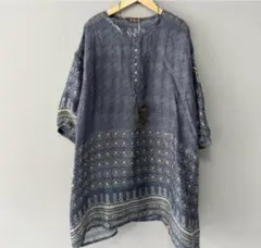 チュニック 半袖 Tシャツ チュニックワンピース 夏 半袖 ロング ブラウス