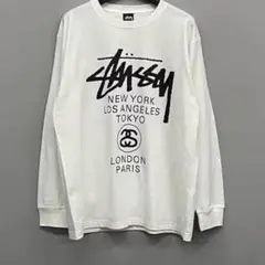 Stüssy ロングスリーブ Tシャツ ホワイトM