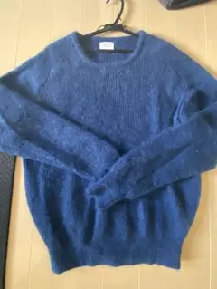 E.TAUTZ SAVILE ROW シャギーニット　ブルー