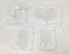 トレカケース デコ　ファー　4点セット♡