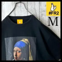 【激レア】FR2 Tシャツ フェルメール 真珠の耳飾りの少女 M 黒 絵画