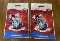 ディズニーランド　ショップ袋2枚