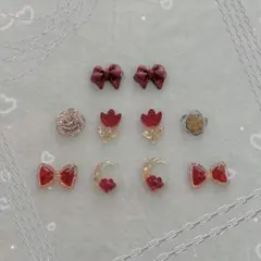 【A】リボン　フラワー　10個