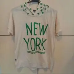 【ほぼ新品】roughラフ　Tシャツパーカー　Mサイズ（フリー）