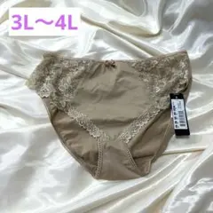 4L インポートショーツ　ベージュ