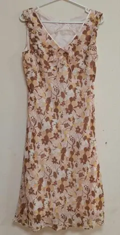 エピウスプレイス　花柄ワンピース　ノースリーブ