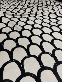 綿生地　早この布　白系　ウロコ柄　約4M うろこ柄　 5098