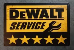 N⑦　送料込み※新品/レトロブリキ看板/アンティーク DEWALT 1枚