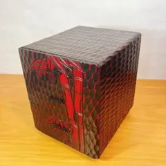 鎌倉彫 昭和レトロ 収納棚 引出し 3段　箪笥 小物入れ 当時物 小物収納 漆器