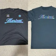 【2枚セット】千葉ロッテマリーンズ BSW 2025 Tシャツ ブラックサマー