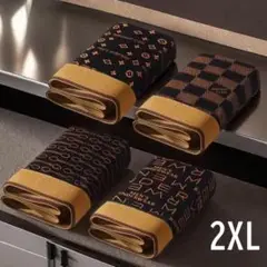 2XL メンズボクサーパンツ 4枚セット 伸縮性　メンズ　パンツ　下着　激安