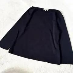 【美品】Trussardi トラサルディ　黒 長袖ニット 42