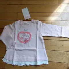 coeur a coeur 長袖Tシャツ ピンク 90cm