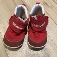 miki HOUSE 赤 ベビーシューズ 13cm