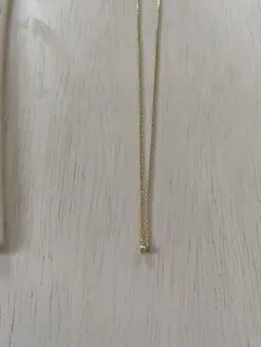 アガット一粒ダイヤネックレス
