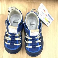 イフミー　キッズ　サンダル　15.0ネイビー