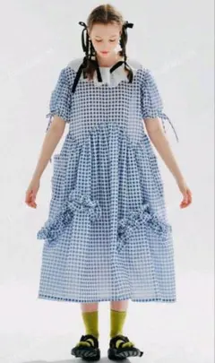 imakokoni ギンガムチェックワンピース　ケイスケカンダ　あさぎーにょ