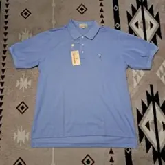 TRUSSARDI ライトブルーポロシャツ LL