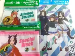 【新品未開封】BOSS×ウマ娘 プリティーダービー　コラボグッズセット