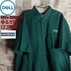 DELL 企業 BDシャツ ゆるだぼ ロゴ刺繍 00s 2003年 SH-151