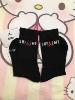Supreme or Jordan ブラック　ソックス　男女可能　新品