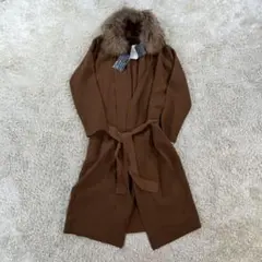 未使用 l'appertement ロング カーディガン タヌキ コート