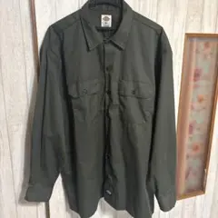 【Dickies】SHIRTS LSFQ　長袖シャツ /574 XL