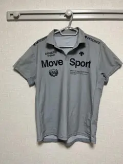 【テニス】DESCENTE Move Sport ポロシャツ グレー