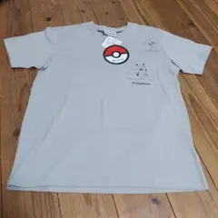 ピカチュウ ミミッキュ ポケモン Tシャツ L ベージュ