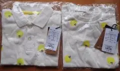 光るホタル ホワイトポロシャツ＆Tシャツ Mサイズ