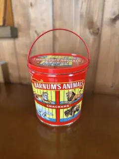 ナビスコ　アニマル缶　Barnum's Animals Crackers バケツ