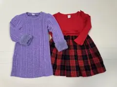 【美品】80cm 女の子　まとめ売り ワンピース2枚
