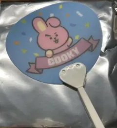 BT21 ポップアップストア購入特典 ミニうちわキーホルダー cooky