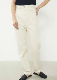 【24】JAVA white denim BLACK BY MOUSSY