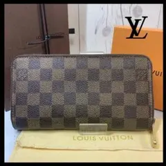 美品◆ ヴィトン LOIS VITTON ダミエ 長財布 ジッピーウォレット