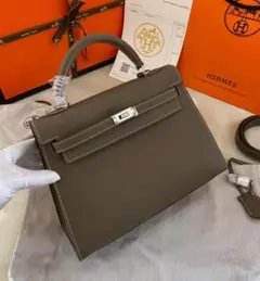 HERMES ブラウン ショルダーバッグ