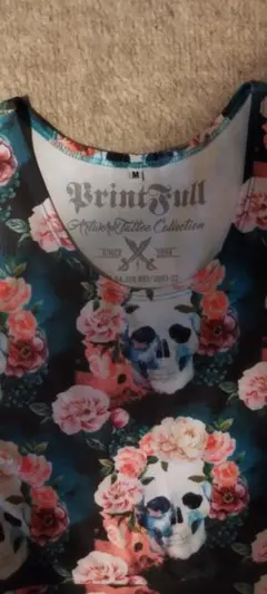 Skull ドレス、頭蓋骨、タトゥー Dress