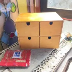小物入れ 木製 インテリア ハンカチ おまけ付