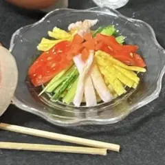 ミニチュアの冷やし中華