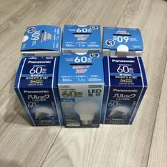Panasonic LED電球7W LDA8L-G/K60E/S/W 6球セット